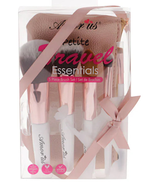 Travel Essentials - 5 Piece MakeUp Brush Set