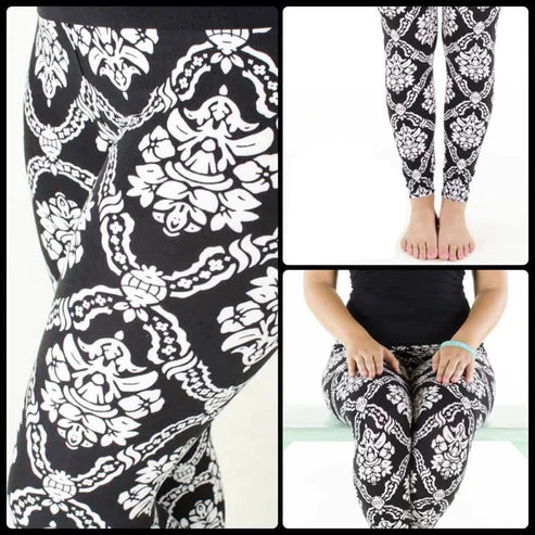 Damask Pint  Legging