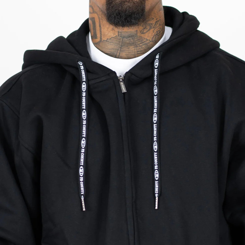 FB County Zip-Up Hoodie Black