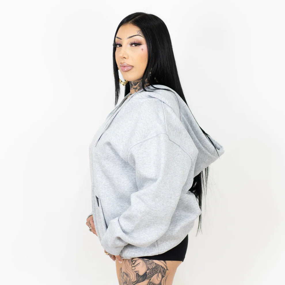 FB County Zip-Up Hoodie Grey