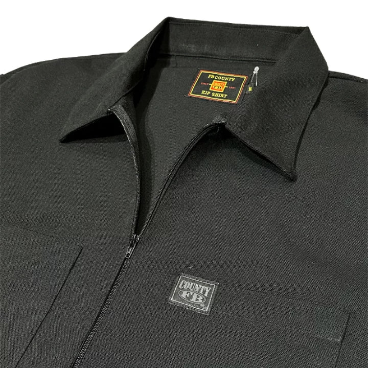 Black Half Zip Shirt (FB County)