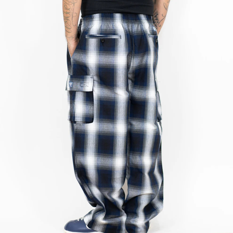 Blue/Grey Cargo Checker Pants (FB County)