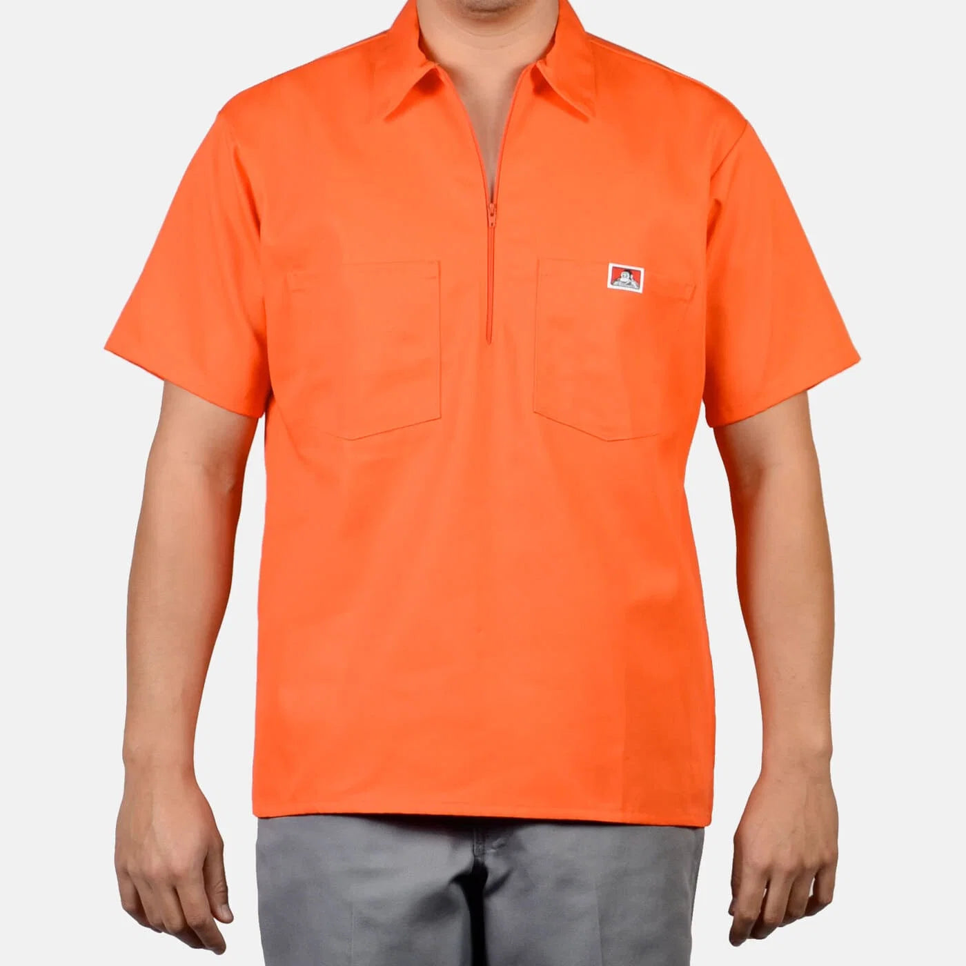Half Zip Shirt Ben Davis - Solid Colors