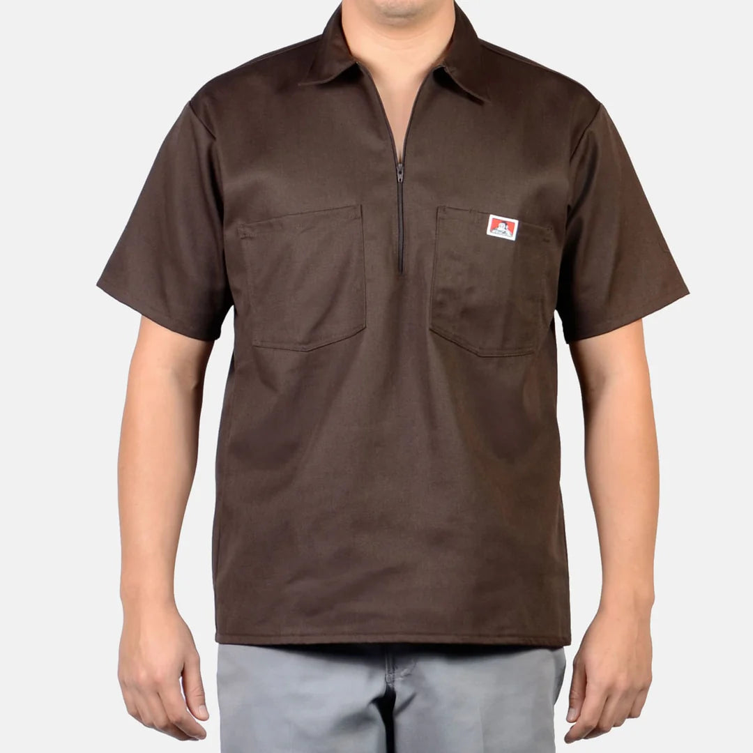 Half Zip Shirt Ben Davis - Solid Colors