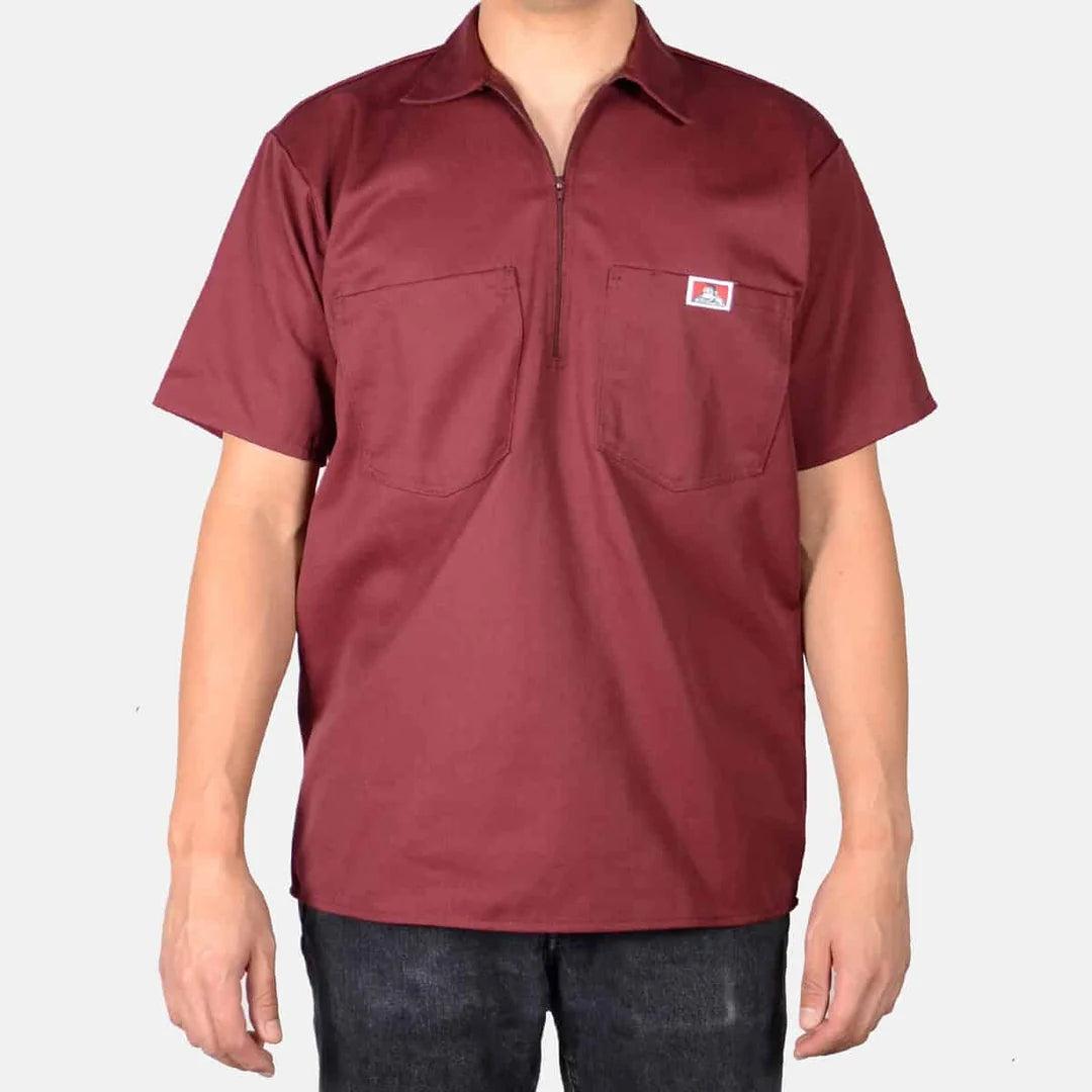 Half Zip Shirt Ben Davis - Solid Colors