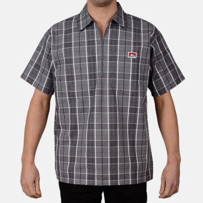 Half Zip Shirt Ben Davis -  Plaid
