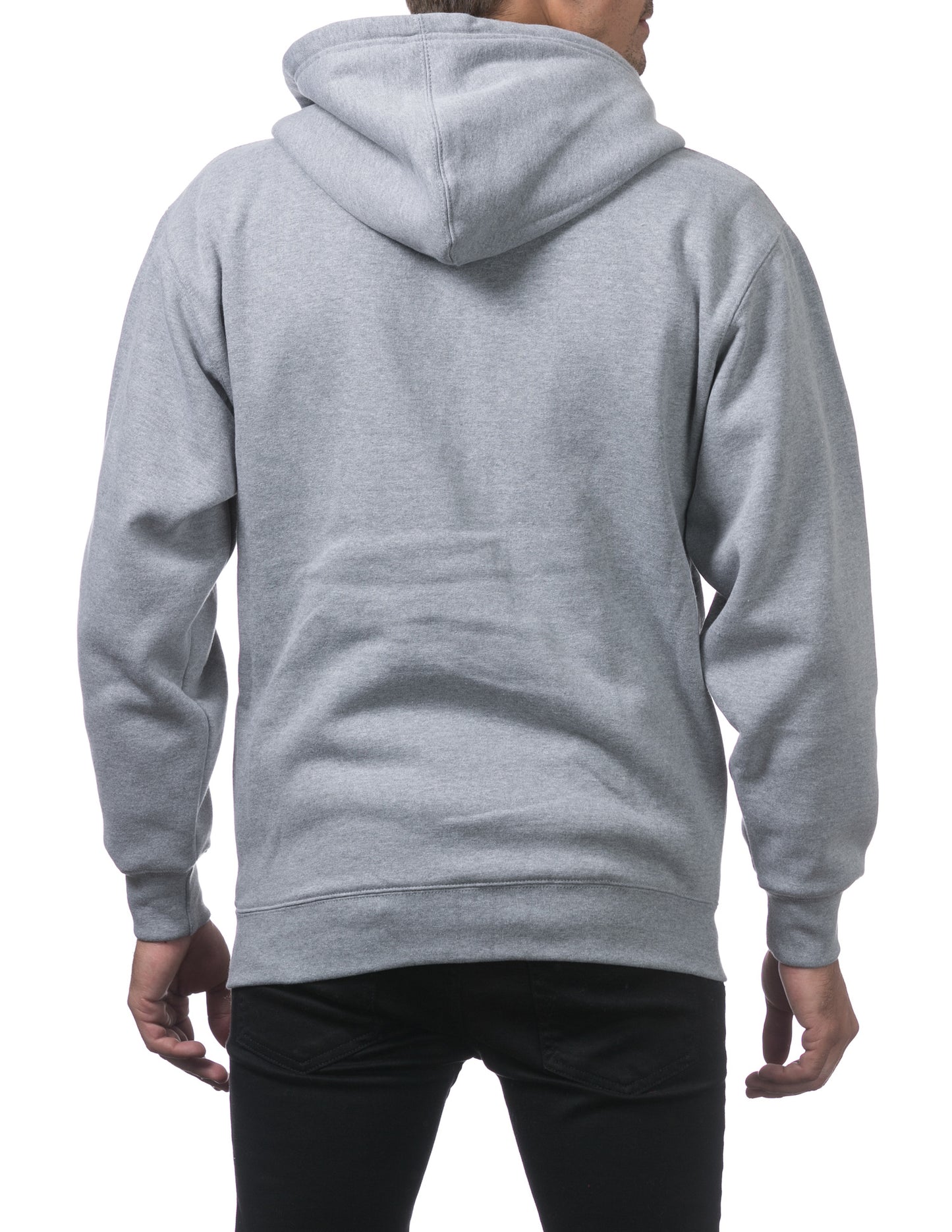 Pro Club HEATHER GRAY Zip Hoodie