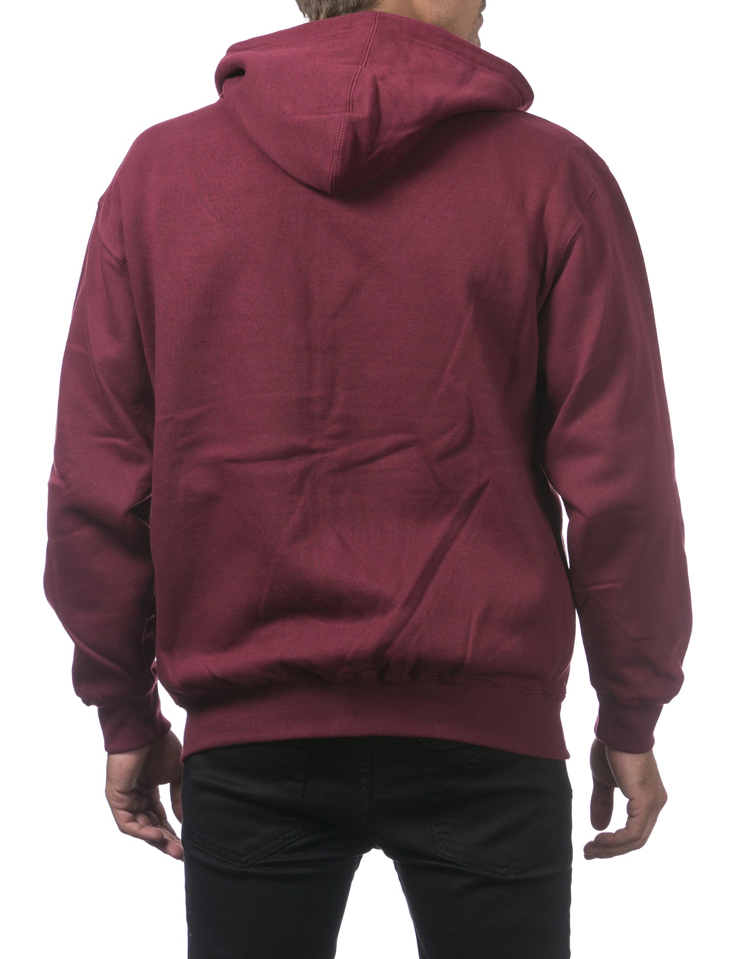 Pro Club MAROON Zip Hoodie