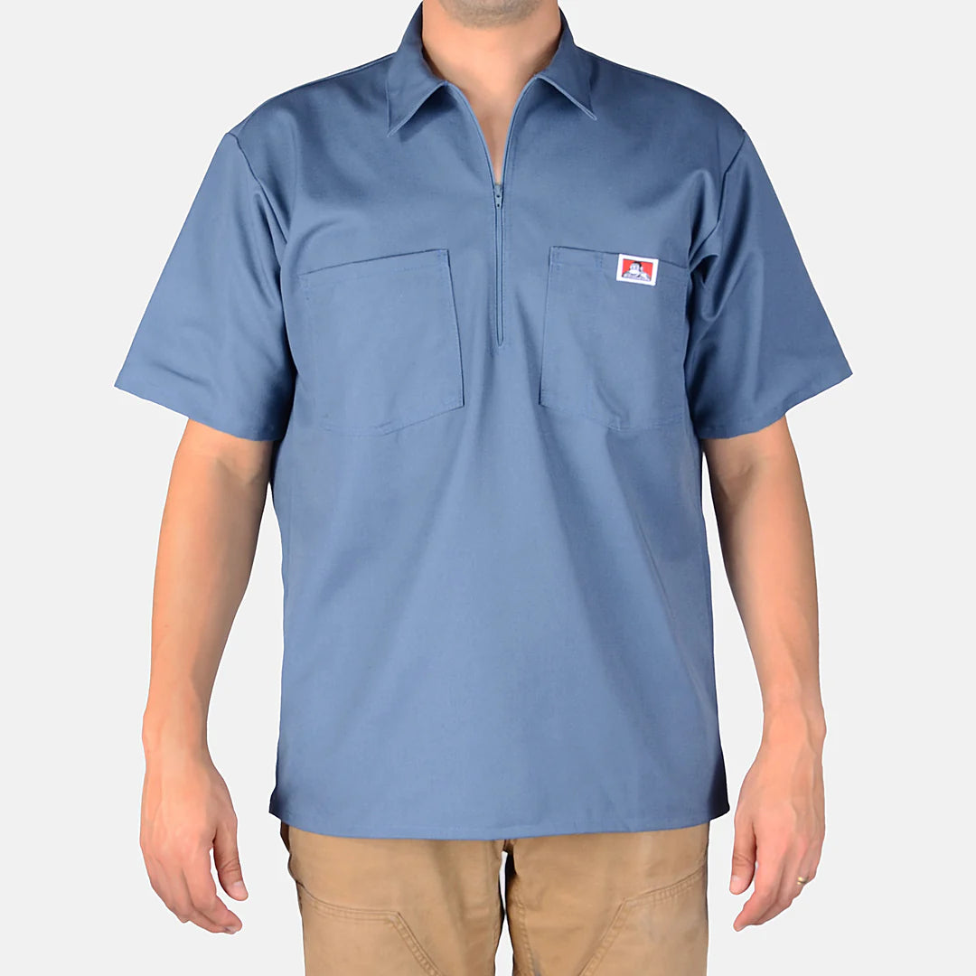 Half Zip Shirt Ben Davis - Solid Colors