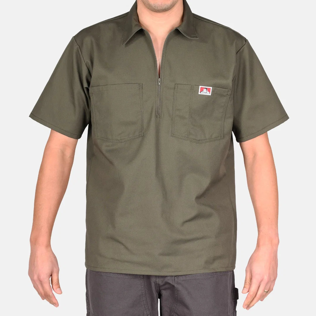 Half Zip Shirt Ben Davis - Solid Colors