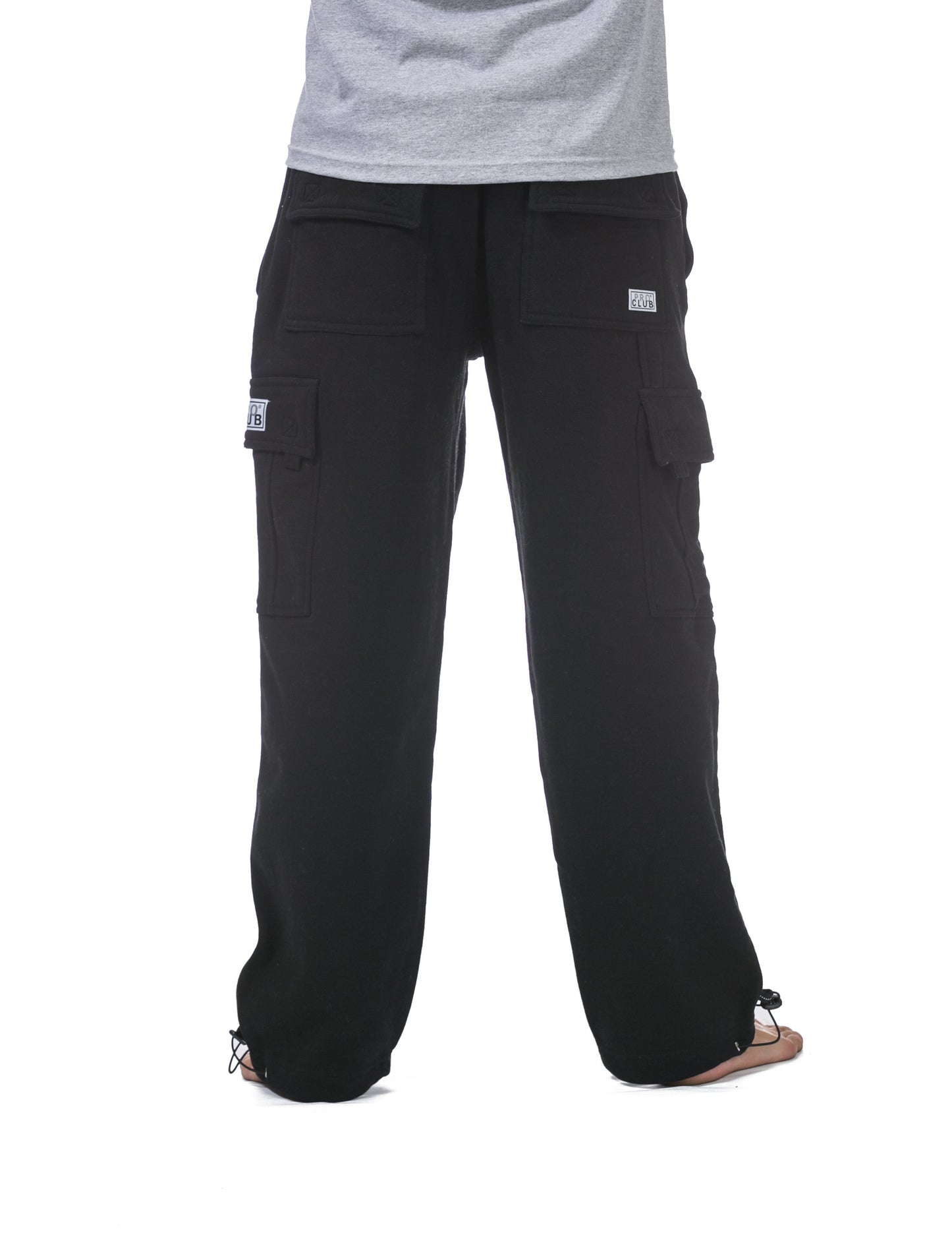 Pro Club BLACK Fleece Cargo Pants