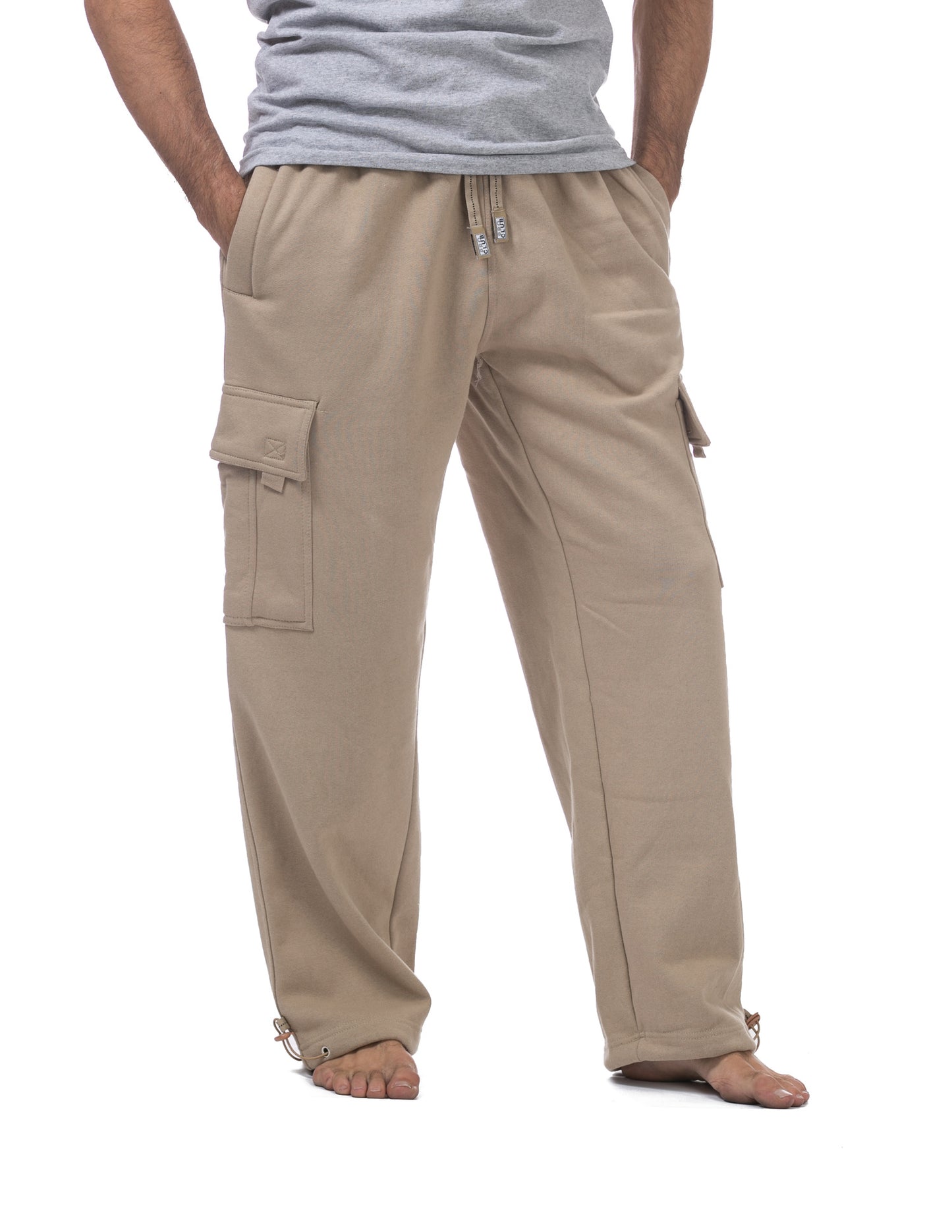 Pro Club KHAKI Fleece Cargo Pants