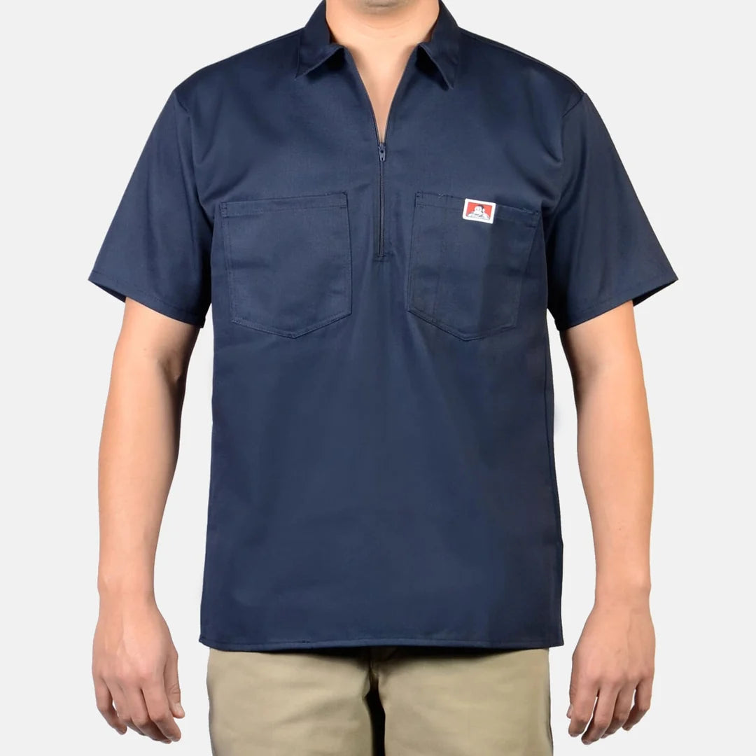 Half Zip Shirt Ben Davis - Solid Colors