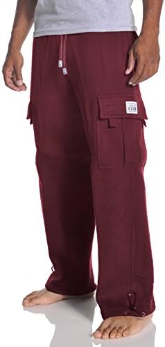 Pro Club MAROON Fleece Cargo Pants