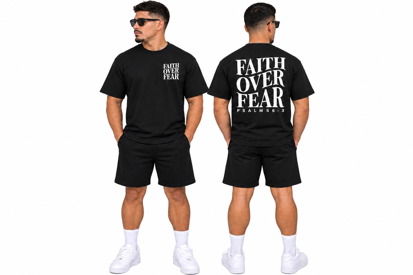 Faith Over Fear Printed T-Shirt