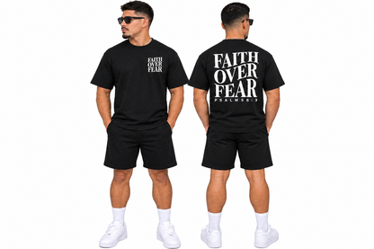 Faith Over Fear Printed T-Shirt