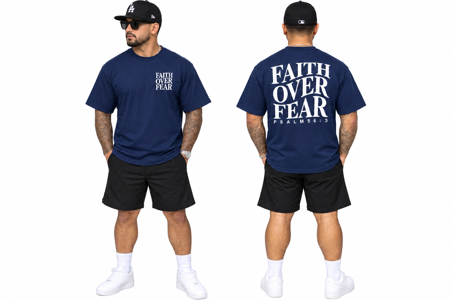 Faith Over Fear Printed T-Shirt