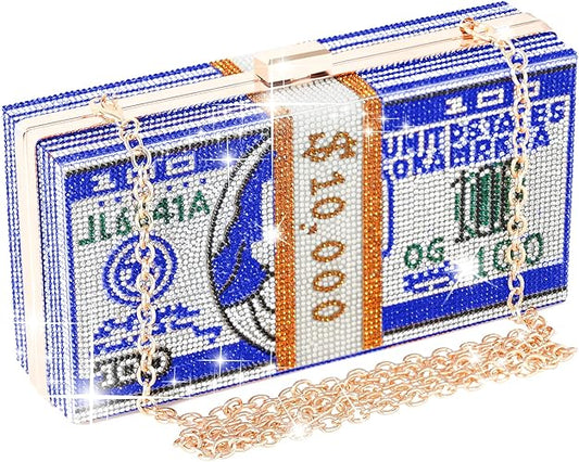 Money Clutch Wallet (Royal Blue)