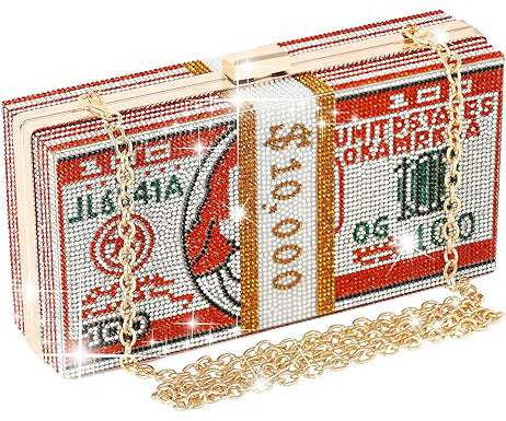 Money Clutch Wallet (Red)