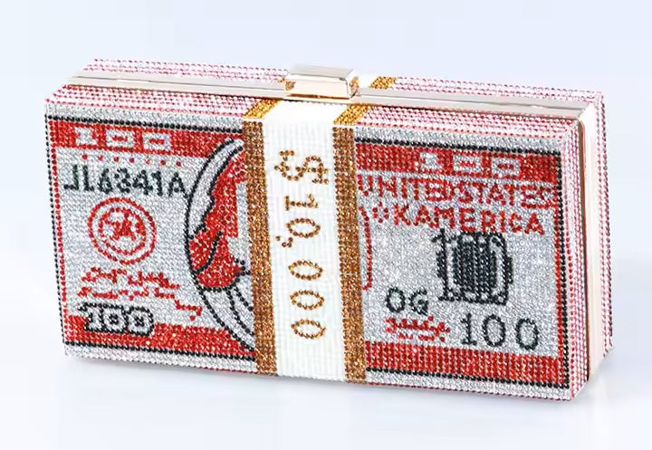 Money Clutch Wallet (Red)