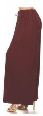 Palazzo Pants Burgundy