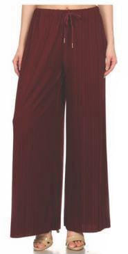 Palazzo Pants Burgundy